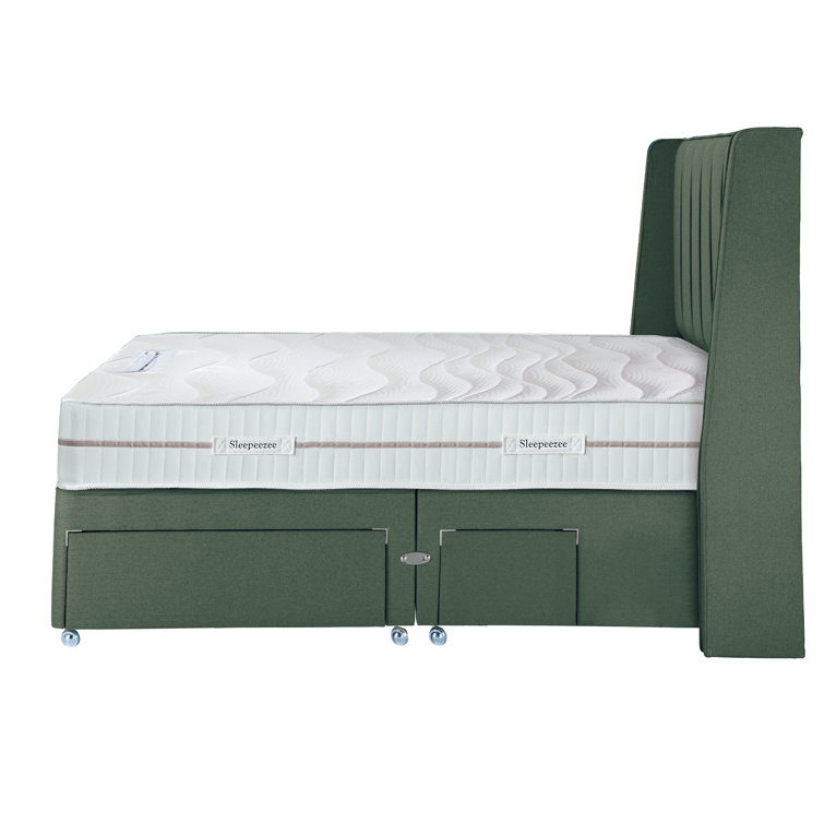 Sleepeezee Ashford 2+2 Continental Drawers Divan Bed Set Wayfair.co.uk